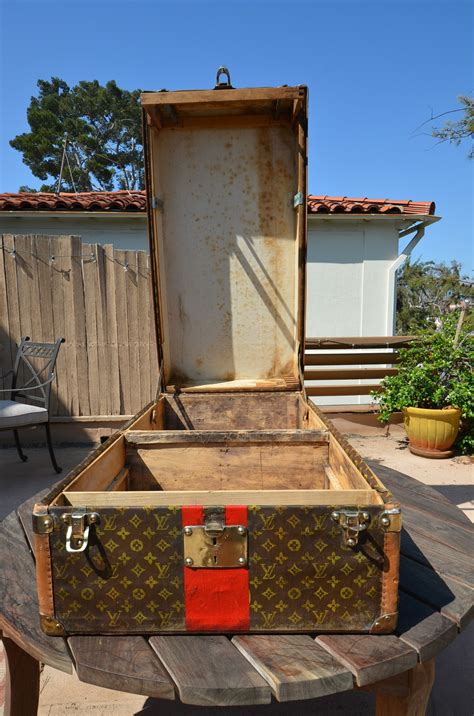 louis vuitton antique suitcase|vintage louis vuitton steamer trunk.